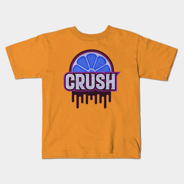 Purple Crush Love Kids T-Shirt by CTShirts